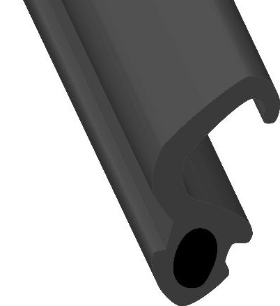 Уплотнитель Дверной оконный уплотнитель THYSSEN S-186 10 м!