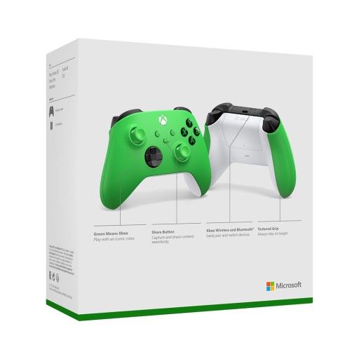 Беспроводной контроллер серии Microsoft Xbox, зеленый