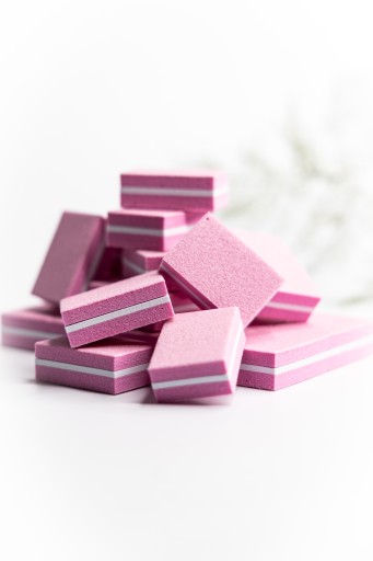 Мини-полировальный блок Pink Buffer 120/120 - 5 х 50 шт.