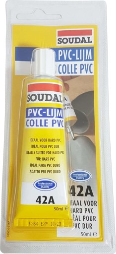 Soudal - 50 мл клея для желобов, для ПВХ 42A