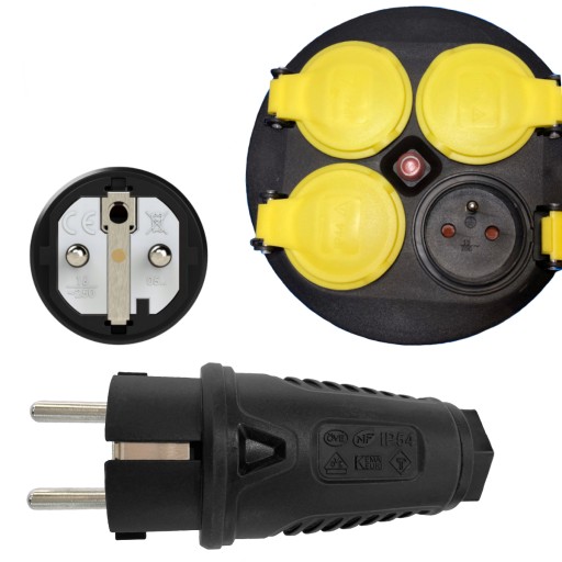 УДЛИНИТЕЛЬ H07BQ-F 3x1,5 1М ПОЛИУРЕТАН, ПРОЧНЫЙ, синий