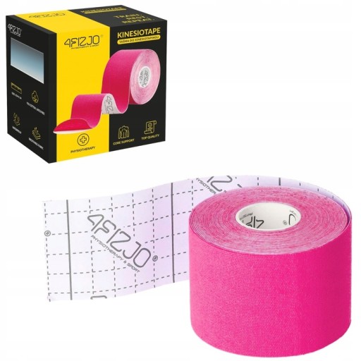 Кинезиотейпирующий тейп Tapy Tapy Kinesio Tape 4Fizjo тейп желтый