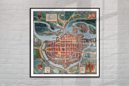 WROCŁAW Kościół Kolegiata św. Krzyża REPRODUKCJA grafika na ścianę 40x30 A3