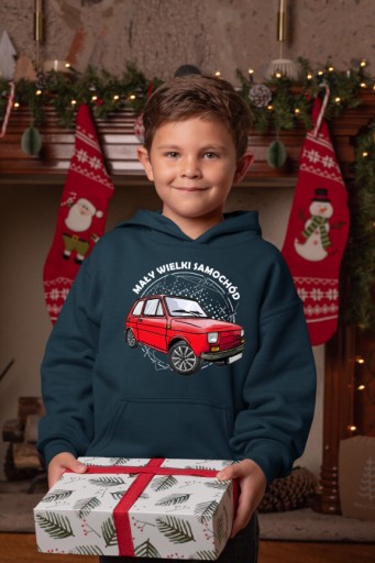 BLUZA KANGURKA WYTRZYMAŁA FAJNY UPOMINEK DLA DZIECKA AUTO FIAT FIACIK 126P