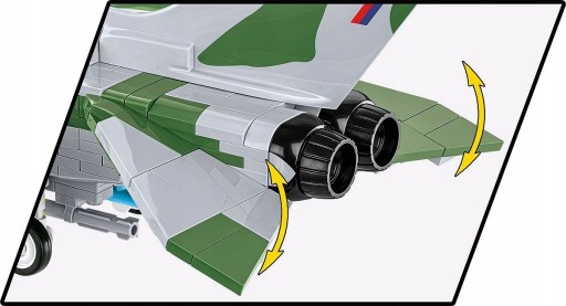 Военные блоки Cobi 5852 Самолет-истребитель Panavia Tornado 2 фигурки