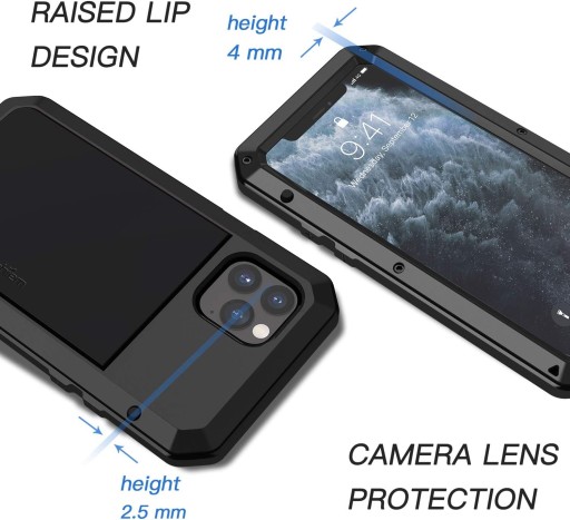 Чехол Lanhiem для iPhone 11 Pro Max METAL ARMOR CASE