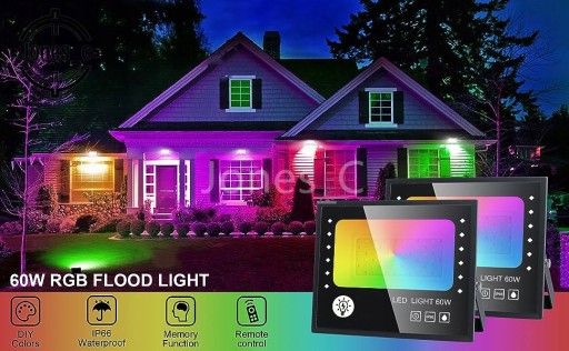 60 Вт RGB прожектор Impreza IP66 водонепроницаемый