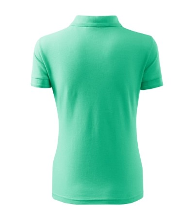 KOSZULKA polo DAMSKA PIQUE MALFINI 210 T-SHIRT miętowa XS