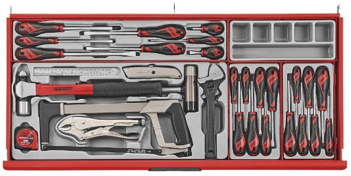 Инструментальная тележка, инструментальный шкаф на 622 элемента Teng Tools