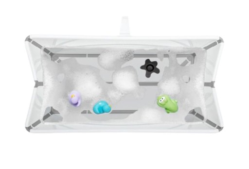 STOKKE FLEXI BATH X-Large Прозрачный синий набор со вкладышем для новорожденных