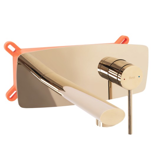 BATERIA UMYWALKOWA PODTYNKOWA OVAL GOLD REA