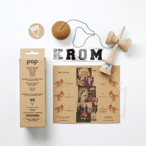 Кендама KROM POP оранжевый, оранжевый