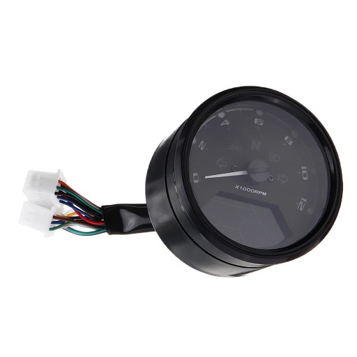УНИВЕРСАЛЬНЫЙ ЦИФРОВОЙ МОТОЦИКЛЬНЫЙ СЧЕТЧИК QUAD LCD