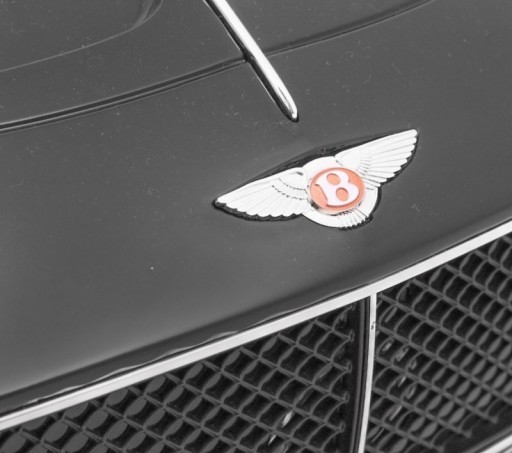 Детская электромашинка Bentley EXP 12 на аккумуляторе, черная + пульт дистанционного управления + открывающиеся двери