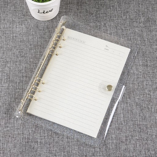Бюджетная обложка для блокнотов Work Binder, прозрачная