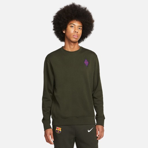 XL Флисовая толстовка Nike FC Barcelona Club DV5569 355 XL зеленая
