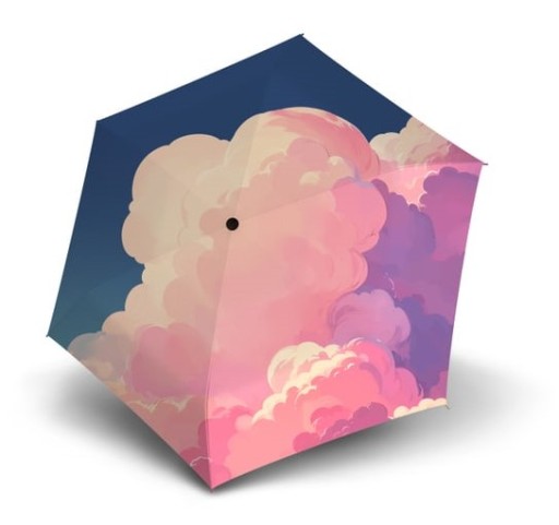 Ultra lekki mocny wiatroodporny parasol KNIRPS U.200 Heaven premium niebo