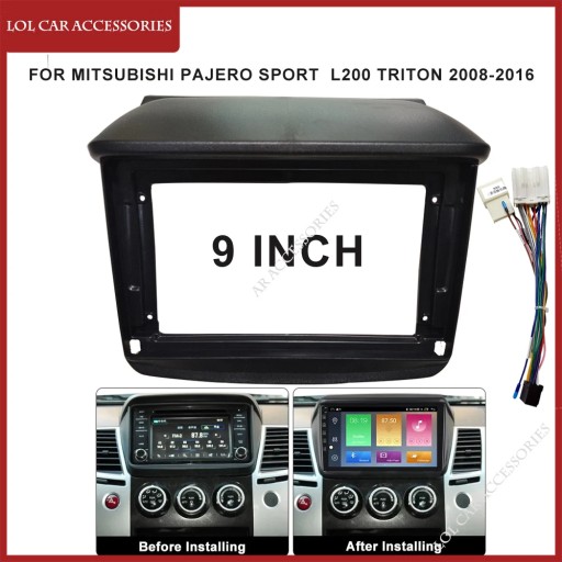 9-дюймовая автомагнитола для MITSUBISHI Pajero Sport L200 Triton 2008-2016 гг.