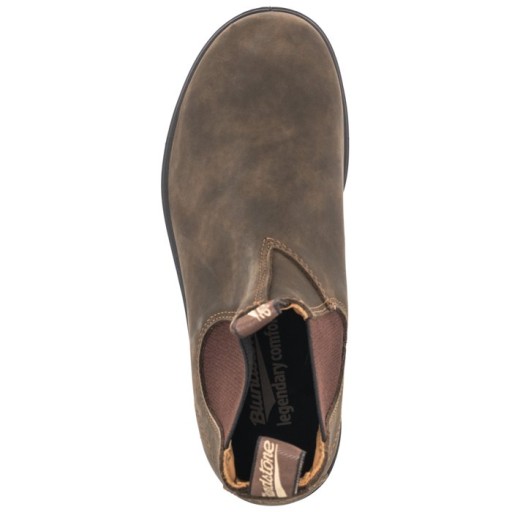 Buty Wsuwane Sztyblety Skórzane Blundstone 585 Rustic Brown Brązowe