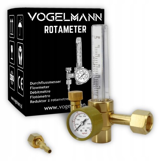 Vogelmann Rotameter Аргоновый газовый редуктор TIG