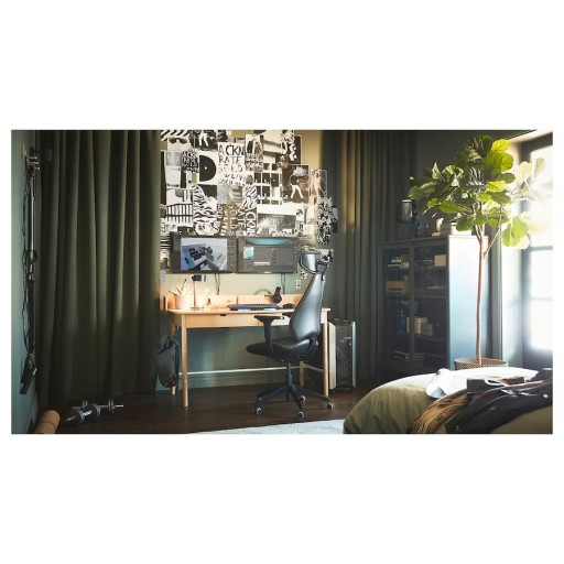 IKEA RIDSPO Biurko dąb 140x70 cm