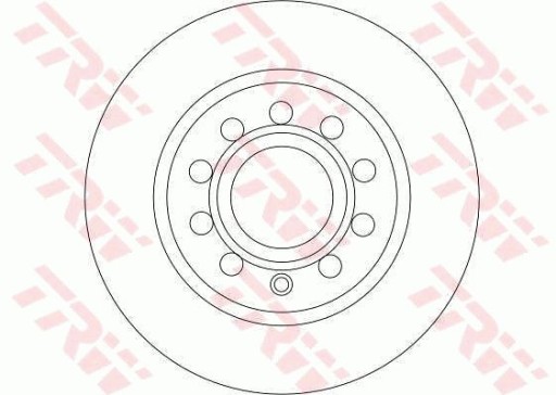 DF4276 TRW ТОРМОЗНОЙ ДИСК AUDI A3