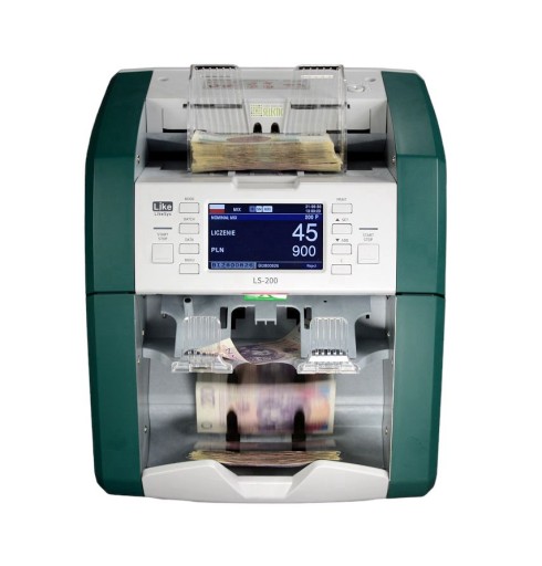 Счетчик ценных банкнот SELECTIC LS-200V, 16 купюр, 2 отделения