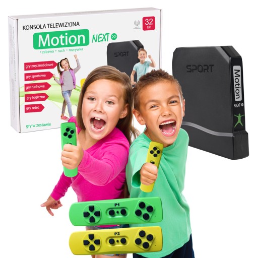 Детская консоль, ТВ-игра с красочными планшетами и 961 Motion games!