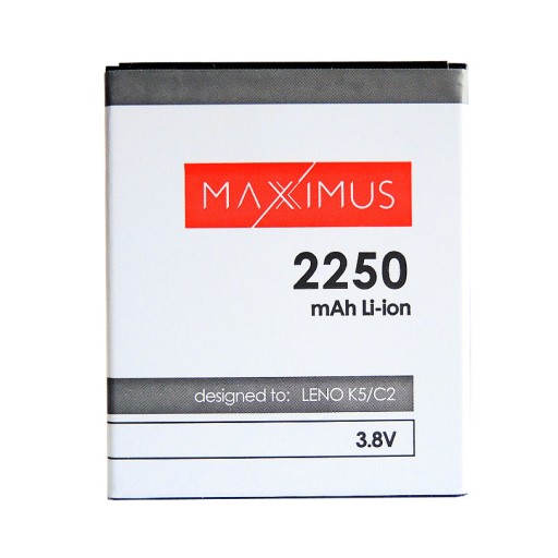 Батарея MAXXIMUS LENOVO K5/C2/K5+ 2250 мАч BL259