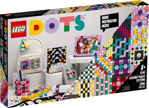 LEGO DOTS ZESTAW NARZĘDZI PROJEKTANTA - WZORKI 41961 8+