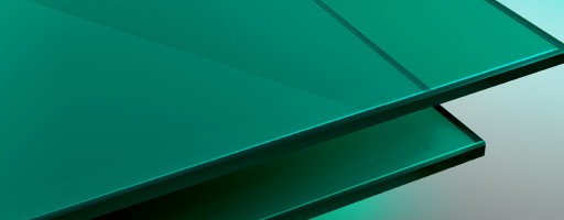 Оргстекло Зелёное полупрозрачное 3мм 20х30 см
