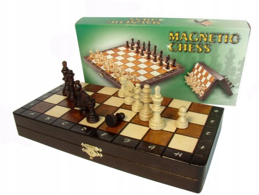 Szachy Magnetyczne model 140 - z mocnymi magnesami neodymowymi
