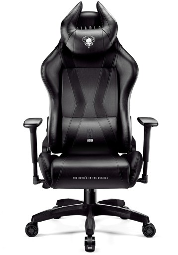 FOTEL DIABLO X-ONE HORN (XL) CZARNO-CZARNY