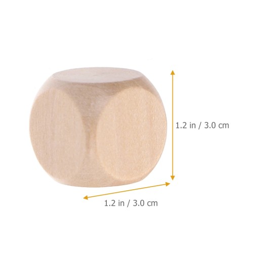 Mini Toy Niedokończone Kości do rękodzieła 20 szt