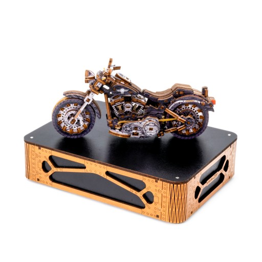 Wooden.City Деревянная 3D модель мотоцикла Cruiser