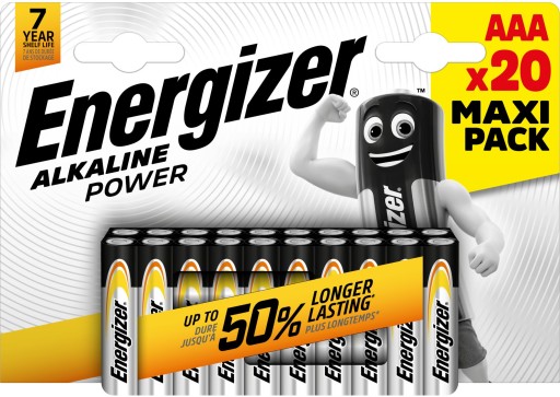 20 -кратный аккумулятор Alkalina Power LR03 AAA R3 E92 1.5V