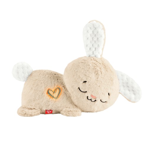УСПОКАИВАЮЩАЯ ИГРУШКА ДЛЯ ОБНИМАНИЙ FISHER PRICE СО ЗВУКАМИ СПЯЩИЙ ЗАЙЧИК