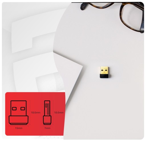Беспроводная сетевая карта Nano USB, AC600 ARCHER T2U NANO TP-LINK