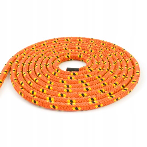 Lina Linka polipropylenowa pleciona żeglarska POMARAŃCZ 14mm 30m