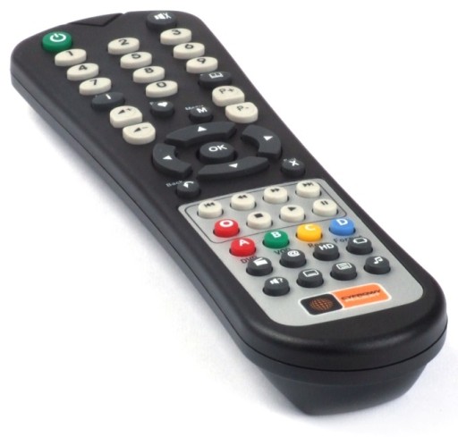 Cyfrowy Polsat BOX SAGEMCOM модель пульта дистанционного управления ESI 88 Original черный и серебристый