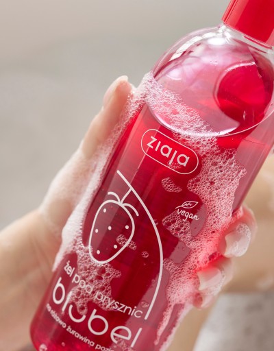 Гель для душа Ziaja Blubel клюква клубника