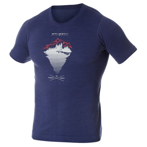 Koszulka męska Brubeck OUTDOOR WOOL PRO Merino S