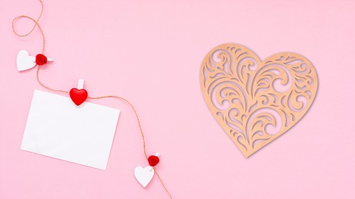 Деревянный декор HEART OPEN 2 10см СВАДЕБНЫЙ