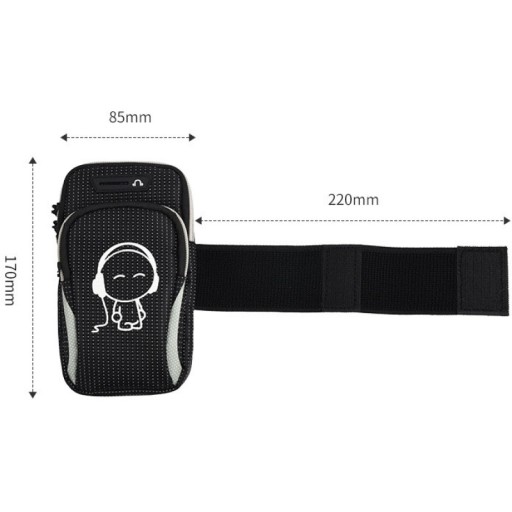 NOWY JOGGINGU SWISSTEN ETUI NA RAMIĘ TELEFON OPASKA DO BIEGANIA Świecąca