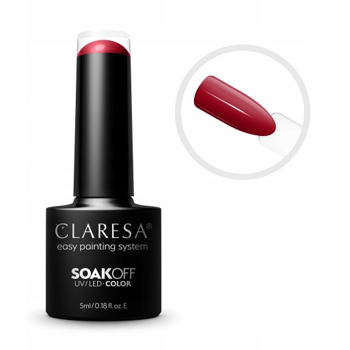 Лак гибридный Claresa RED 418 5г