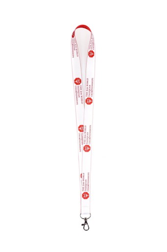 Smycze reklamowe DWUSTRONNE logo 20mm 100 szt.