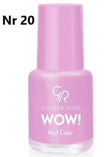 Краска для ногтей Golden Rose Wow 6 мл 20