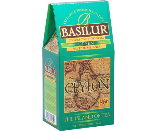 Чай зеленый Basilur GREEN Ceylon Young Hyson YOUNG LEAVES - 200 г