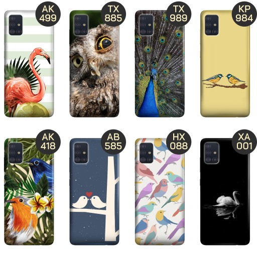 ETUI DO SAMSUNG GALAXY A51 5G WZORY PTAKI PTAK PAPUGA KOLIBER OBUDOWA CASE