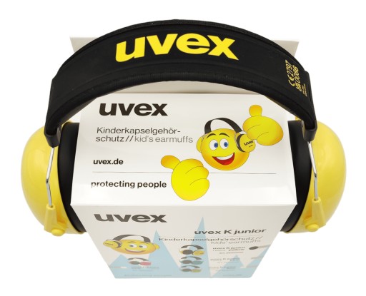 ЛЕГКИЕ НАШУШКИ, ЗВУЧАЮЩИЕ НАУШНИКИ ДЛЯ ДЕТЕЙ UVEX JUNIOR